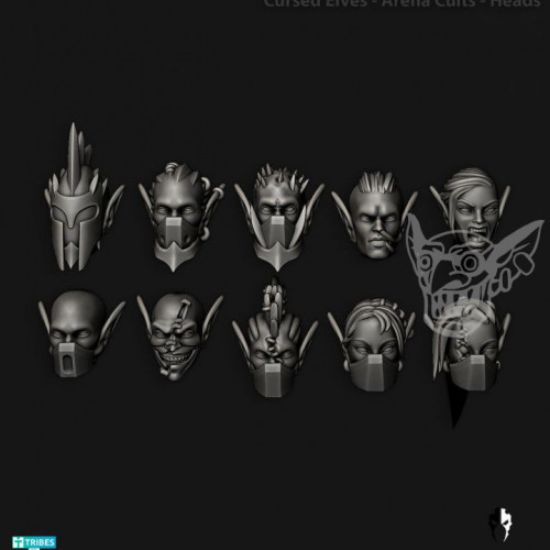 Drukhari Heads